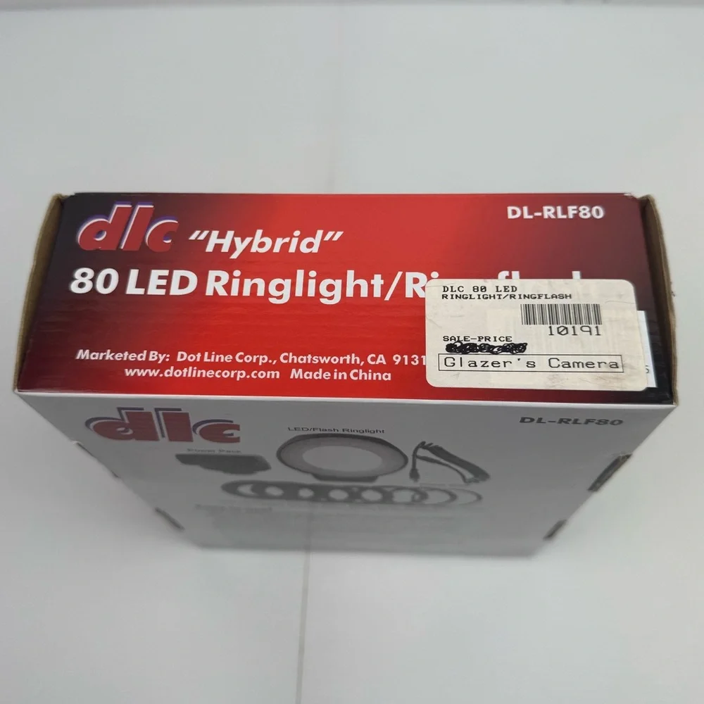 DLC DL-RLF80 LED Hybrid Hybrid Ringlight And Flash Open Box READ